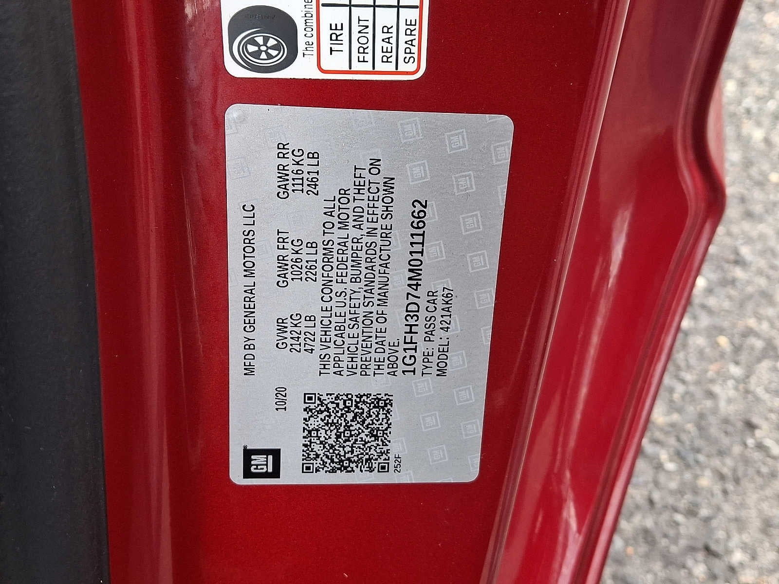 2021 Chevrolet Camaro 2SS