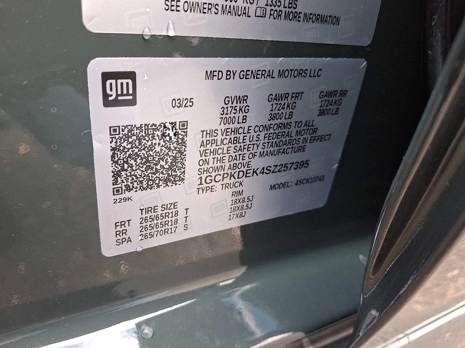 2025 Chevrolet Silverado 1500 LT