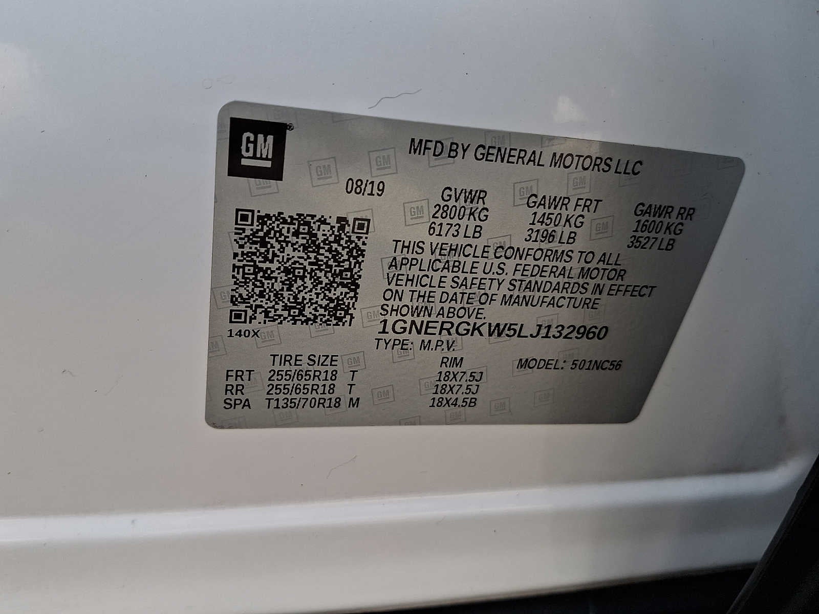 2020 Chevrolet Traverse LT Cloth