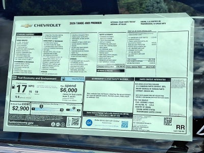 2026 Chevrolet Tahoe Premier