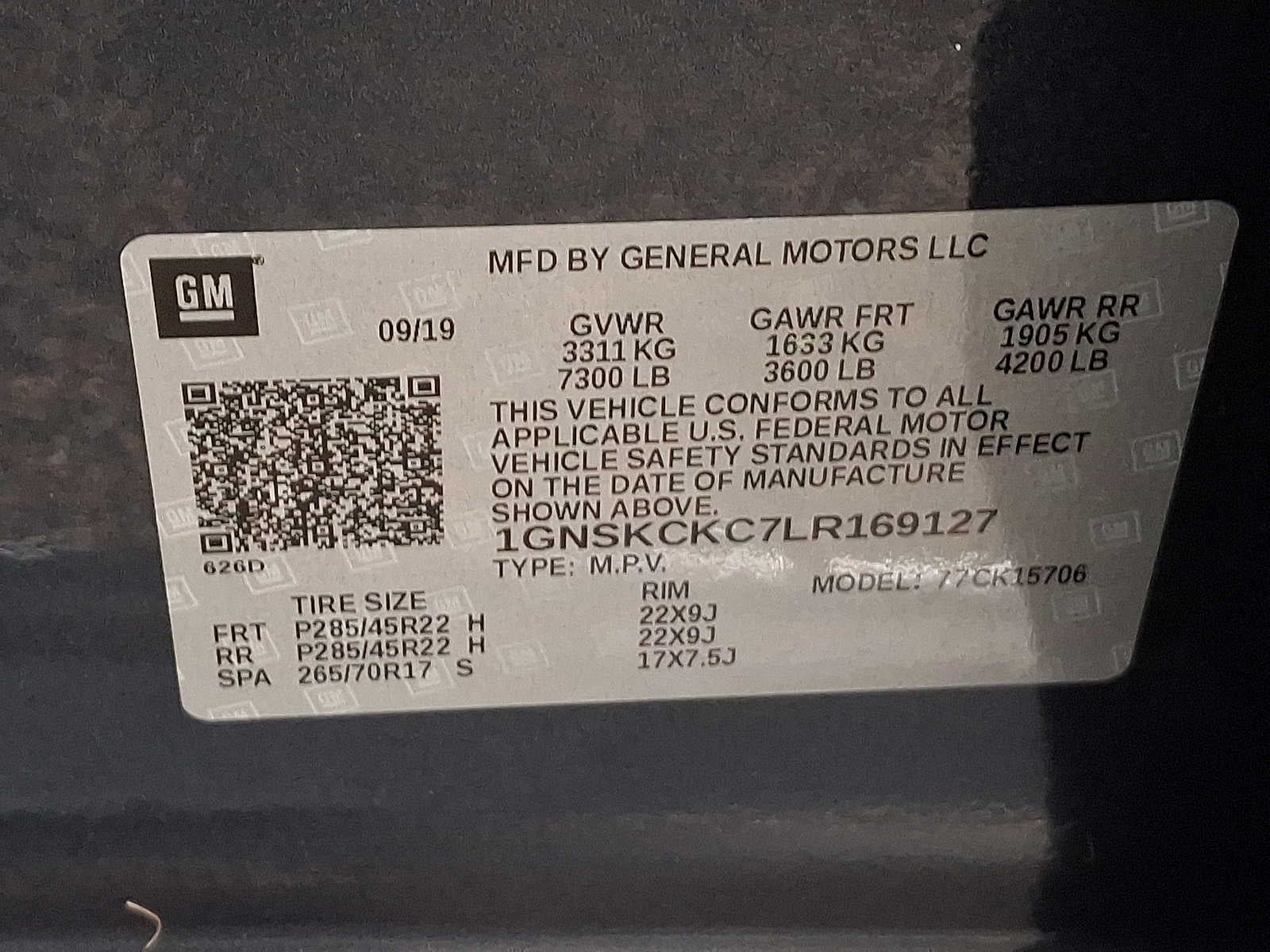 2020 Chevrolet Tahoe Premier