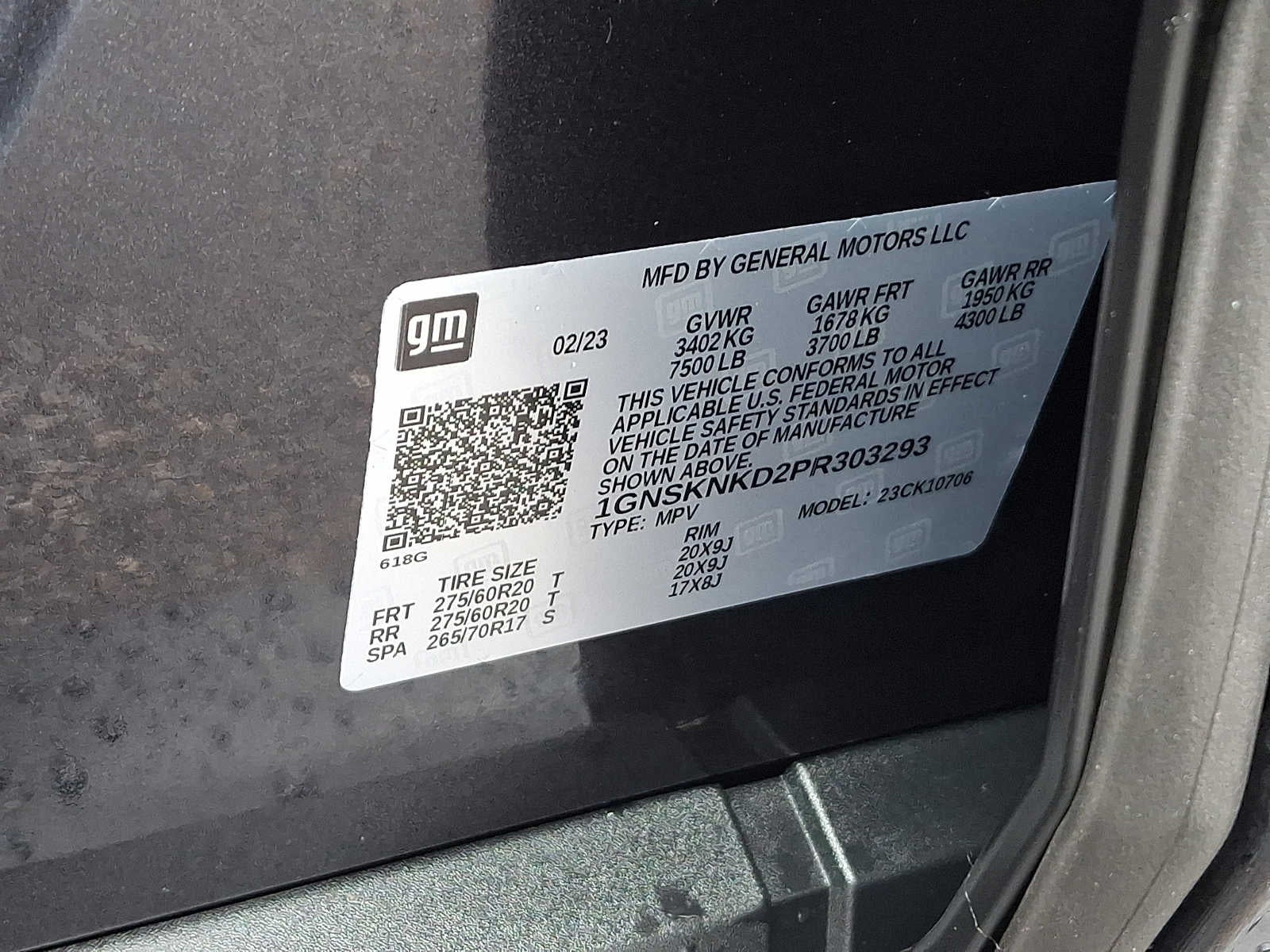 2023 Chevrolet Tahoe LT