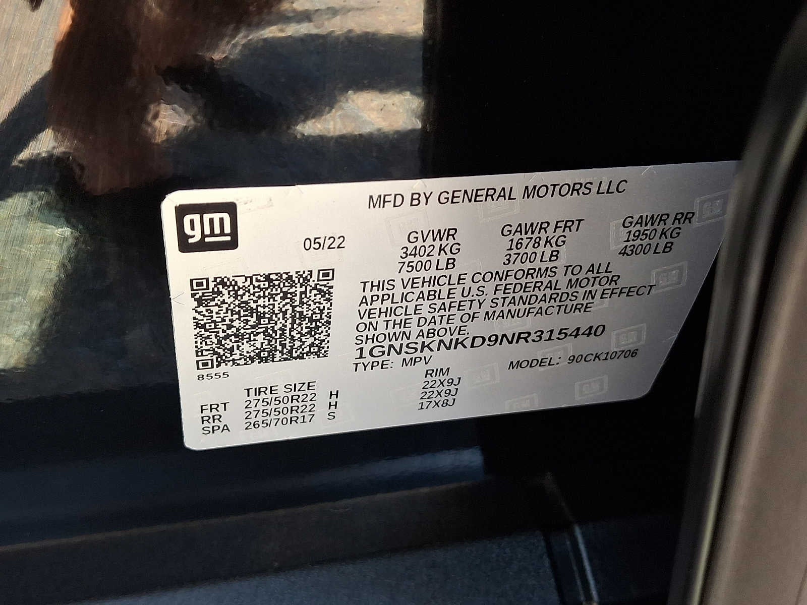 2022 Chevrolet Tahoe LT