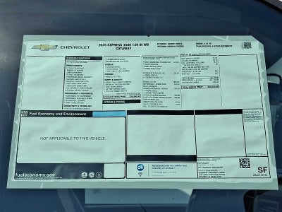 2025 Chevrolet Express Cutaway 3500 1WT