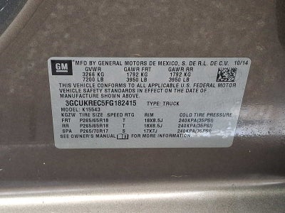 2015 Chevrolet Silverado 1500 LT