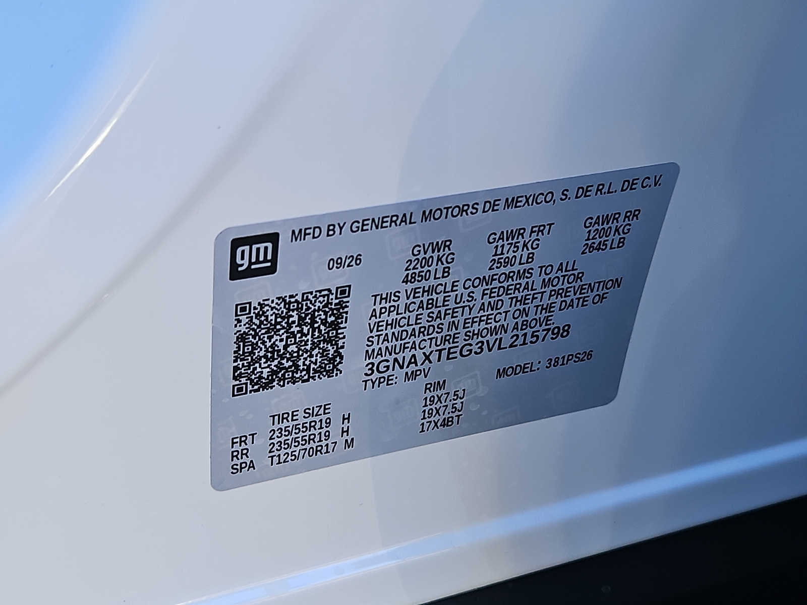 2027 Chevrolet Equinox RS