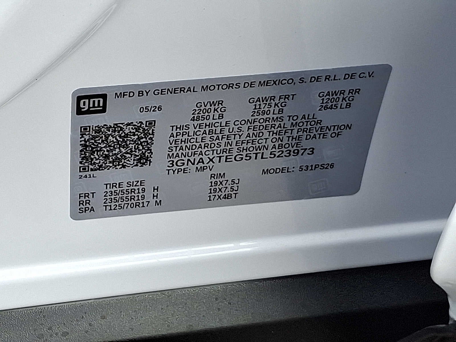 2026 Chevrolet Equinox RS