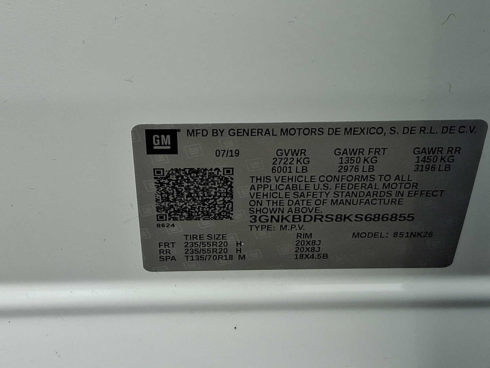 2019 Chevrolet Blazer 3LT