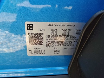 2026 Chevrolet Trax 1RS