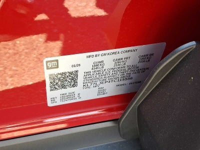 2026 Chevrolet Trax 2RS